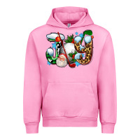 Fuchsia Pink joy with golf and santas Urban Hoodie - AdoDesignShop