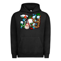 Pigment Black joy with golf and santas Urban Hoodie - AdoDesignShop