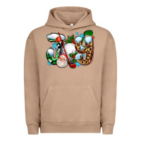 Pigment Burro joy with golf and santas Urban Hoodie - AdoDesignShop