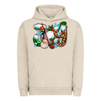 Pigment French Oak joy with golf and santas Urban Hoodie - AdoDesignShop