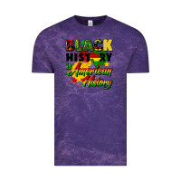 Cloud Purple black history is american history Vintage Tee - CowGirlArtShop
