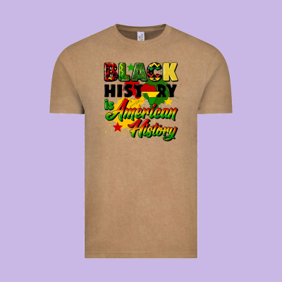 Black History Is American History Vintage Tee Designed By Cowgirlartshop