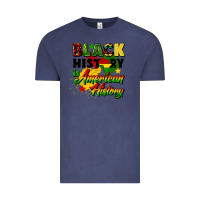 Vintage Denim black history is american history Vintage Tee - CowGirlArtShop