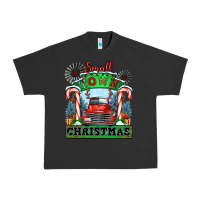Pigment Black small town christmas Urban Heavy Tee - CowGirlArtShop