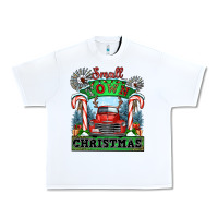 White small town christmas Urban Heavy Tee - CowGirlArtShop