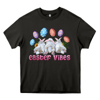 Asphalt Easter Vibes with Bunny and Eggs Heavy Core Tee - RanaPortraitStore