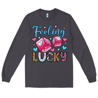 Smoke feeling lucky valentine's day olivia Long Sleeve Tee - OliviaCreatesArt