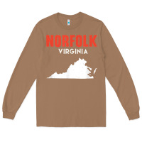 Toasted Coconut norfolk virginia usa state america travel virginian Long Sleeve Tee - trangStudio