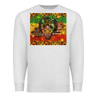 Oatmeal Heather juneteenth black women  tumbler Premium Sweatshirt - BarkalooDesign