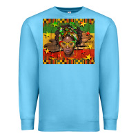 Ocean Blue juneteenth black women  tumbler Premium Sweatshirt - BarkalooDesign
