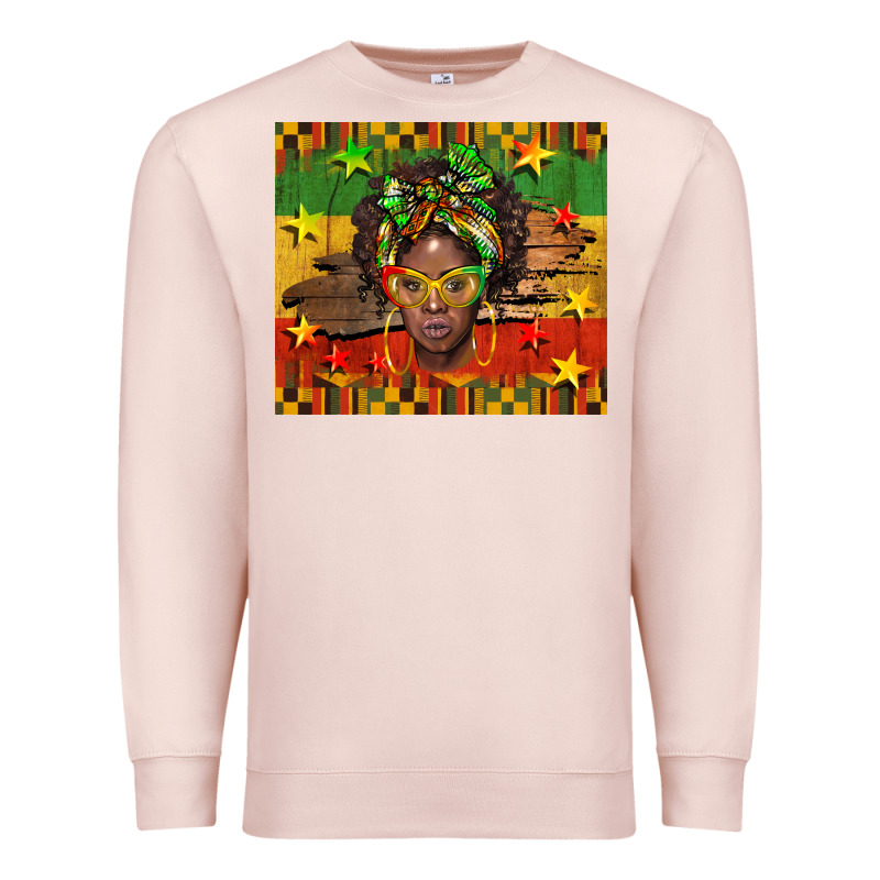 Juneteenth Black Women  Tumbler Premium Sweatshirt by BarkalooDesign | Teevron