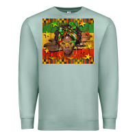 Seafoam juneteenth black women  tumbler Premium Sweatshirt - BarkalooDesign