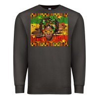 Smoke juneteenth black women  tumbler Premium Sweatshirt - BarkalooDesign