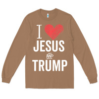 Toasted Coconut I Love Jesus And Trump Republican Conservative Gift Long Sleeve Tee - trangStudio