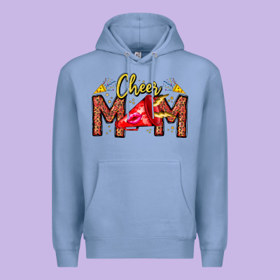 Cheer Mom Premium Hoodie Designed By Cowhidedigitalart