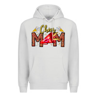 Dove Grey cheer mom Premium Hoodie - CowhideDigitalArt