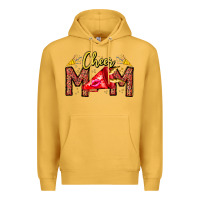 Mustard cheer mom Premium Hoodie - CowhideDigitalArt