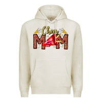 Oatmeal Heather cheer mom Premium Hoodie - CowhideDigitalArt