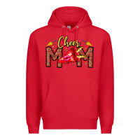 Red cheer mom Premium Hoodie - CowhideDigitalArt