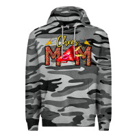 Slate Camo cheer mom Premium Hoodie - CowhideDigitalArt