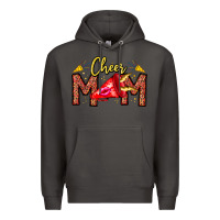 Smoke cheer mom Premium Hoodie - CowhideDigitalArt