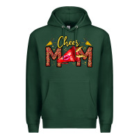Sports Green cheer mom Premium Hoodie - CowhideDigitalArt