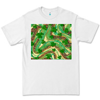 White St. Patrick's Day Shamrock Leopard Premium Tee - RanaPortraitStore