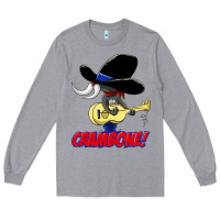 Heather Grey uncle pecos crambone Long Sleeve Tee - trangStudio