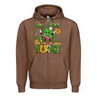 Chestnut one lucky nurse Zipper Hoodie - Artiststas
