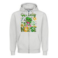 One Lucky Nurse Zipper Hoodie | Teevron