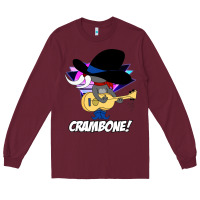 Burgundy uncle pecos crambone retro 80s Long Sleeve Tee - trangStudio