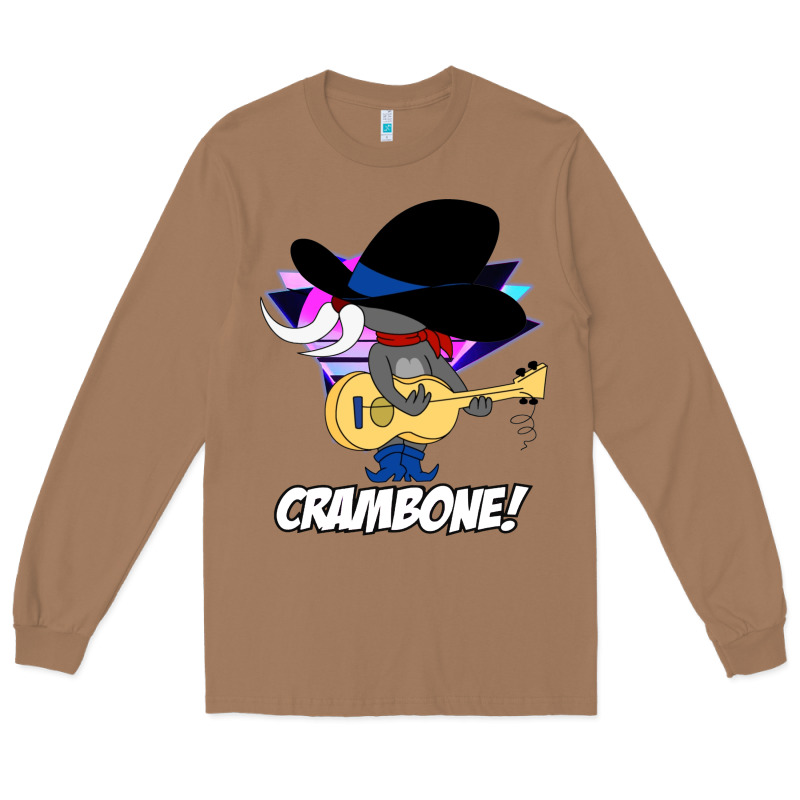 Uncle Pecos Crambone Retro 80s Long Sleeve Tee by trangStudio | Teevron