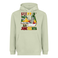 Matcha steppin' into juneteenth Heavyweight Hoodie - BarkalooDesign