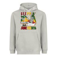 Moon Dust steppin' into juneteenth Heavyweight Hoodie - BarkalooDesign