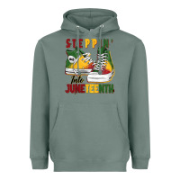 Sage steppin' into juneteenth Heavyweight Hoodie - BarkalooDesign