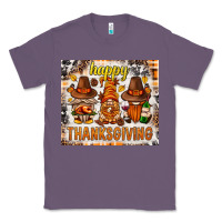 Lavender Happy Thanksgiving gnomes Classic Tee - NancyCooperArtShop