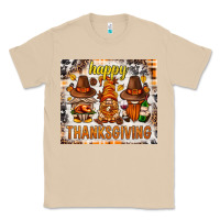 Mushroom Happy Thanksgiving gnomes Classic Tee - NancyCooperArtShop