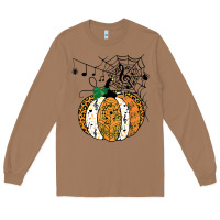 Toasted Coconut halloween pumpkin music symbols music teacher halloween t shirt copy Long Sleeve Tee - trangStudio