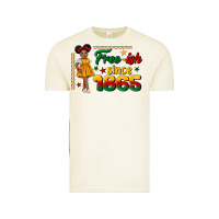 Vintage Arctic free ish since 1865 black girl peekaboo juneteenth Vintage Tee - CowGirlArtShop