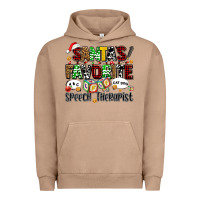 Pigment Burro santas favorite speech therapist Urban Hoodie - AdoDesignShop