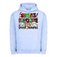 Pigment Grape Ice santas favorite speech therapist Urban Hoodie - AdoDesignShop