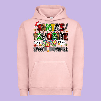Santas Favorite Speech Therapist Urban Hoodie Designed By Adodesignshop