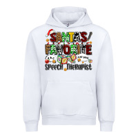White santas favorite speech therapist Urban Hoodie - AdoDesignShop