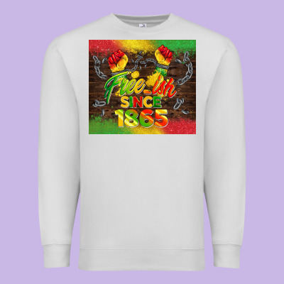 Free Ish Since 1865 Premium Sweatshirt Designed By Barkaloodesign