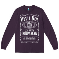 Plum corpsman 8404 devildoc gift for corpsman t shirt Long Sleeve Tee - trangStudio