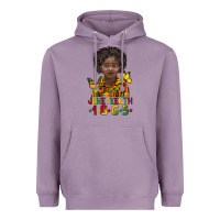 Lavender juneteenth 1865 black boy Heavyweight Hoodie - BarkalooDesign