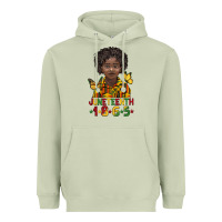 Matcha juneteenth 1865 black boy Heavyweight Hoodie - BarkalooDesign