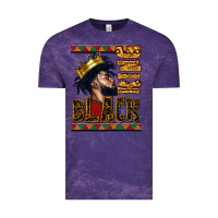 Cloud Purple black king Vintage Tee - CowGirlArtShop