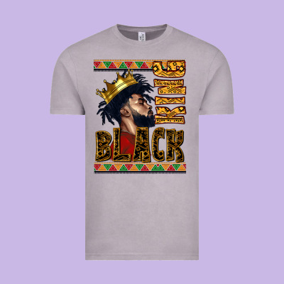 Black King Vintage Tee Designed By Cowgirlartshop