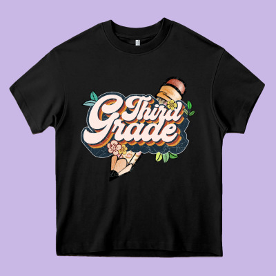 Third Grade Heavy Core Tee Designed By Jahusdesignshop